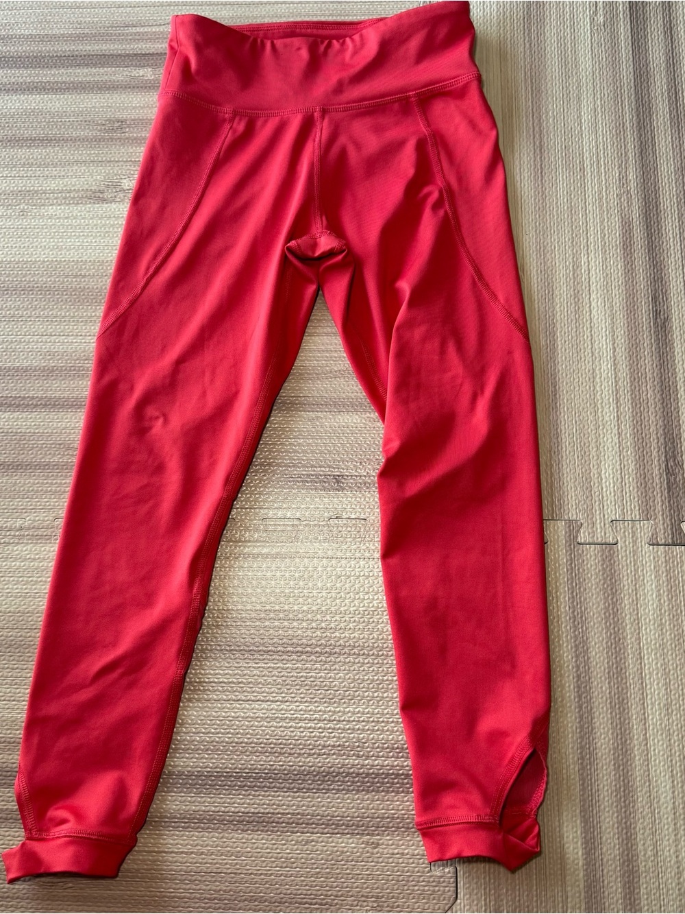 Old Navy Active Go-Dry Girls Leggings Size L 10-12 Red Athletic Pants